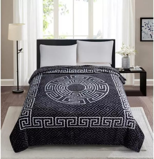 Luxury Throw Light Weight Blanket Thick Warm Soft Bed throw Double Sided Double and King Throw