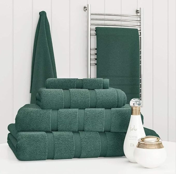 Premium 4 Piece Cotton Towel Bale – Ultra Soft, 500 GSM Luxury Bathroom Set