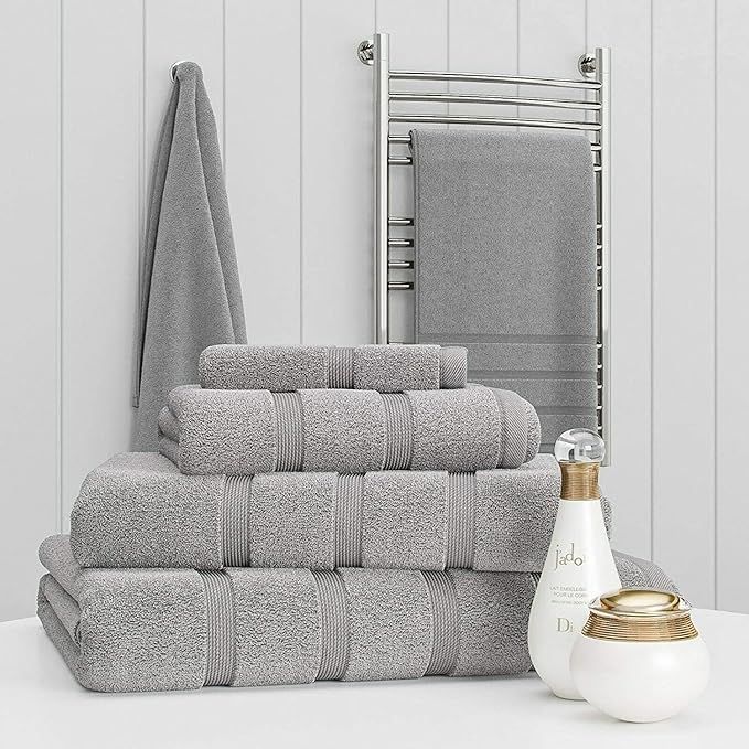Premium 4 Piece Cotton Towel Bale – Ultra Soft, 500 GSM Luxury Bathroom Set